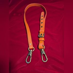 Pouch Handle Leather Orange 🍊 Strap